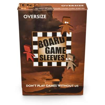 Card Sleeves: No Glare Oversize Board Game Sleeves (82x124mm) (50)