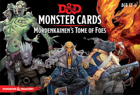 Dungeons & Dragons: Monster Cards - Mordenkainen's Tome of Foes (109 Cards)