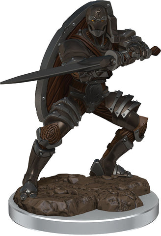 Dungeons & Dragons Fantasy Miniatures: Icons of the Realms Premium Figures W7 Male Warforged Fighter
