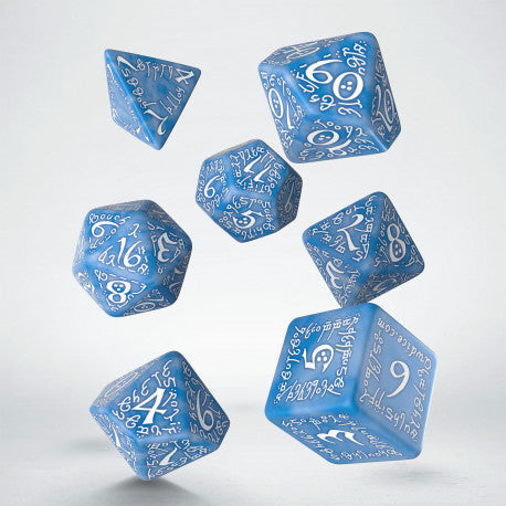 Elvish Dice Set Glacier/White (7)