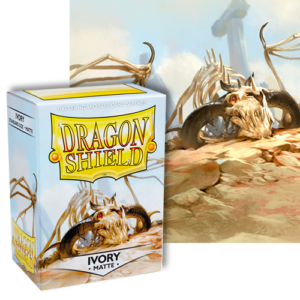 Dragon Shields: (100) Matte Ivory