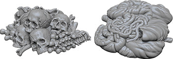 WizKids Deep Cuts Unpainted Miniatures: W6 Pile of Bones & Entrails