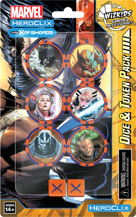 Marvel HeroClix: X-Men X of Swords Dice and Token Pack
