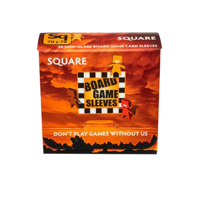 Card Sleeves: No Glare Square Board Game Sleeves (69x69mm) (50)