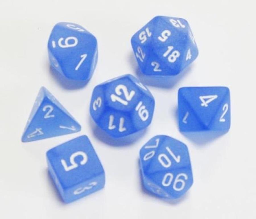 Frosted: Poly Blue/White Set (7)
