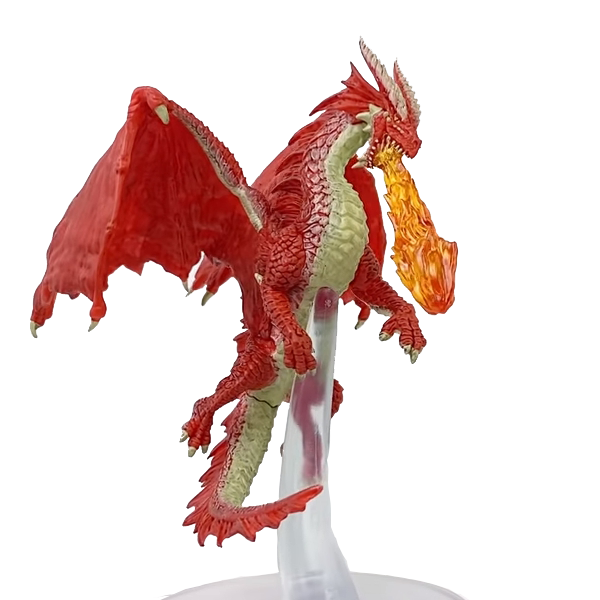 D&D Icons of the Realms Fangs & Talons #044 Young Red Dragon (R)