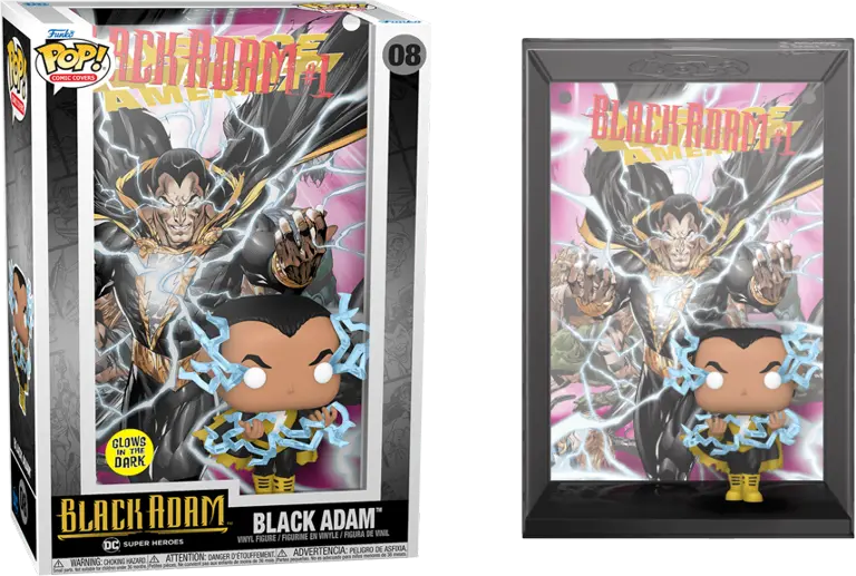 Pop Figure DC Black Adam Comic Cover