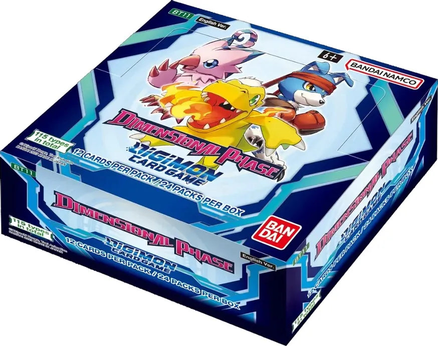 Digimon TCG: Dimensional Phase Booster Display