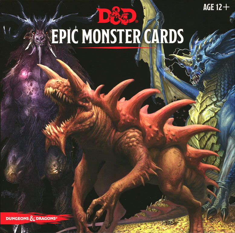 Dungeons & Dragons RPG: Epic Monster Cards (77 oversized cards)
