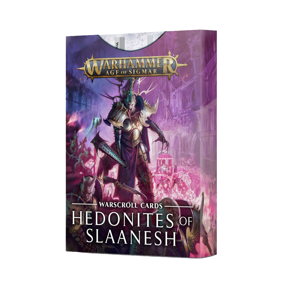 Warhammer Age of Sigmar: Warscroll Cards: Hedonites of Slaanesh