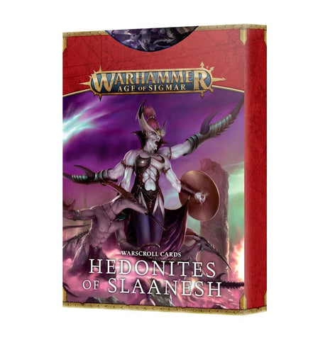 Warhammer Age of Sigmar: Warscroll Cards - Hedonites of Slaanesh
