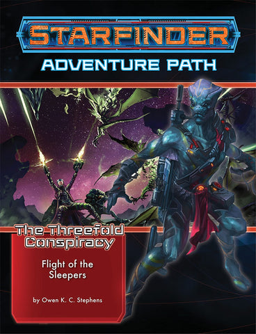 Starfinder RPG: Adventure Path - The Threefold Conspiracy Part 2 - Flight of the Sleepers