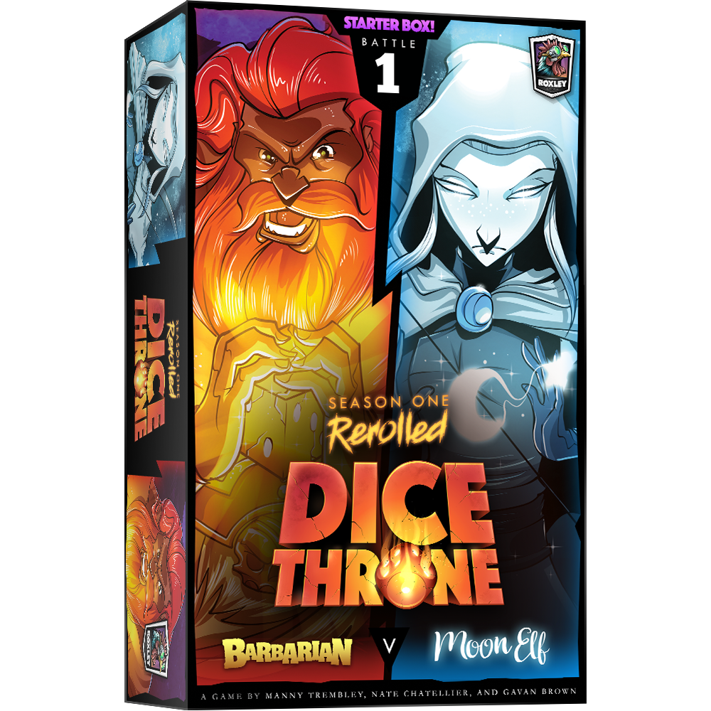 Dice Throne: Season 1 Rerolled - Box 1 - Barbarian vs. Moon Elf