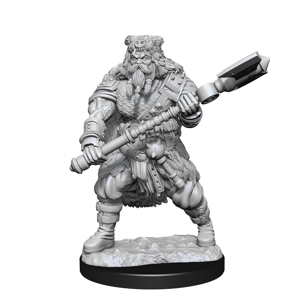 Dungeons & Dragons Nolzur's Marvelous Unpainted Miniatures: W14 Human Barbarian Male