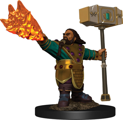 Dungeons & Dragons Fantasy Miniatures: Icons of the Realms Premium Figures W6 Dwarf Cleric Male