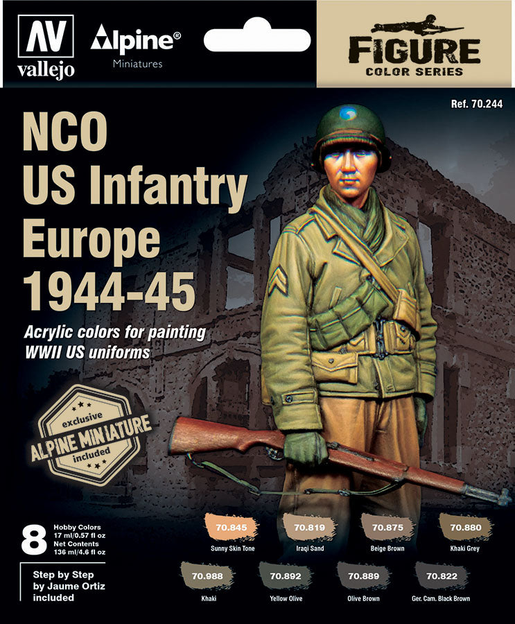 Figure Color Series: NCO US Infantry Europe 1944-45 (8)
