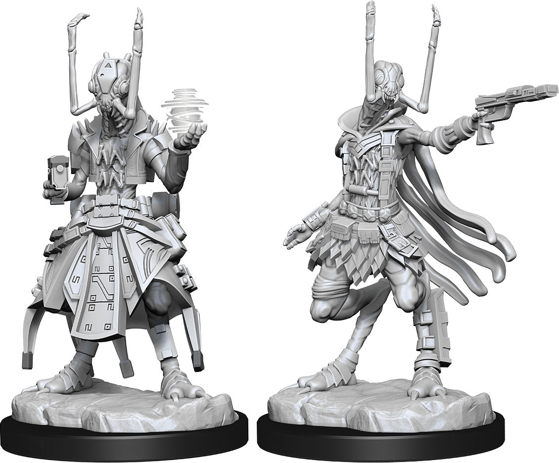 Starfinder Deep Cuts Unpainted Miniatures: W15 Shirren Technomancer ...