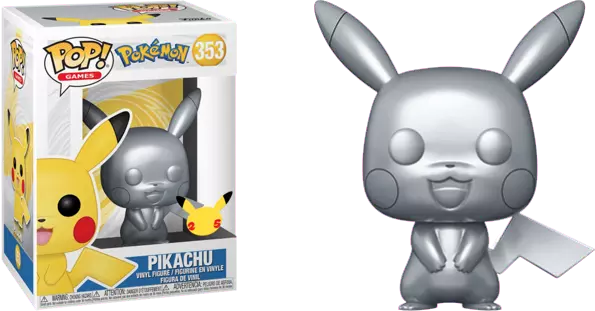 POP! Pokemon Pikachu Silver Metallic