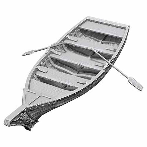 WizKids Deep Cuts Unpainted Miniatures: W18 Rowboat & Oars