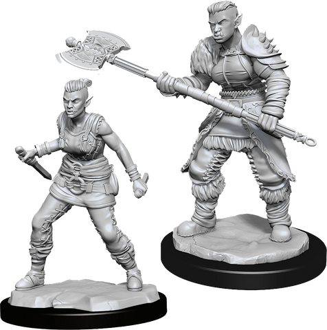 Dungeons & Dragons Nolzur's Marvelous Unpainted Miniatures: W13 Orc Barbarian Female