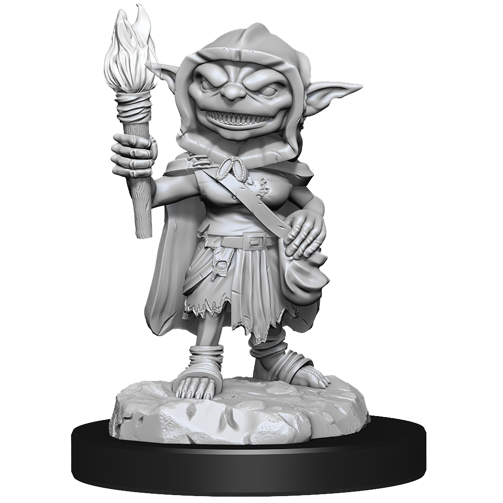 Pathfinder Deep Cuts Unpainted Miniatures: W13 Goblin Rogue Female