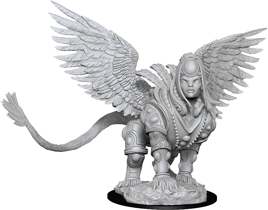 Magic the Gathering Unpainted Miniatures: W13 Isperia Law Incarnate (Sphinx)