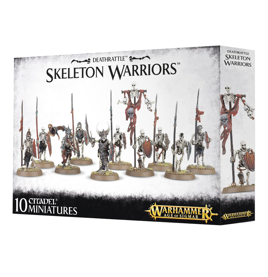 Warhammer Age of Sigmar: Deathrattle Skeleton Warriors