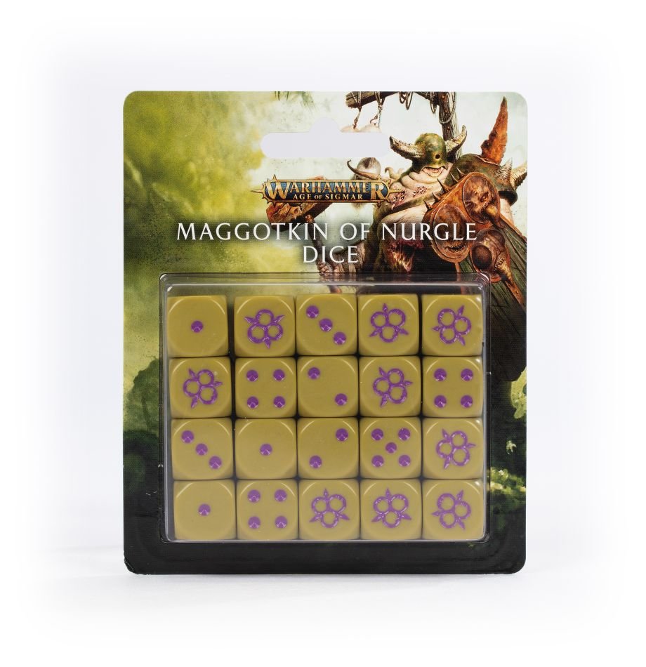 Warhammer Age of Sigmar: Maggotkin of Nurgle Dice