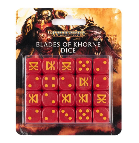 Warhammer Age of Sigmar: Blades of Khorne Dice Set
