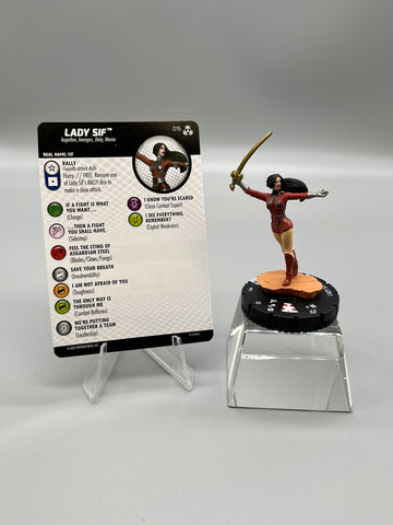 HeroClix Marvel Avengers War of the Realms #015 Lady Sif