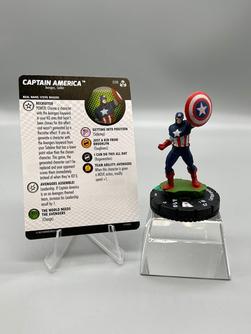 HeroClix Marvel Avengers War of the Realms #018 Captain America