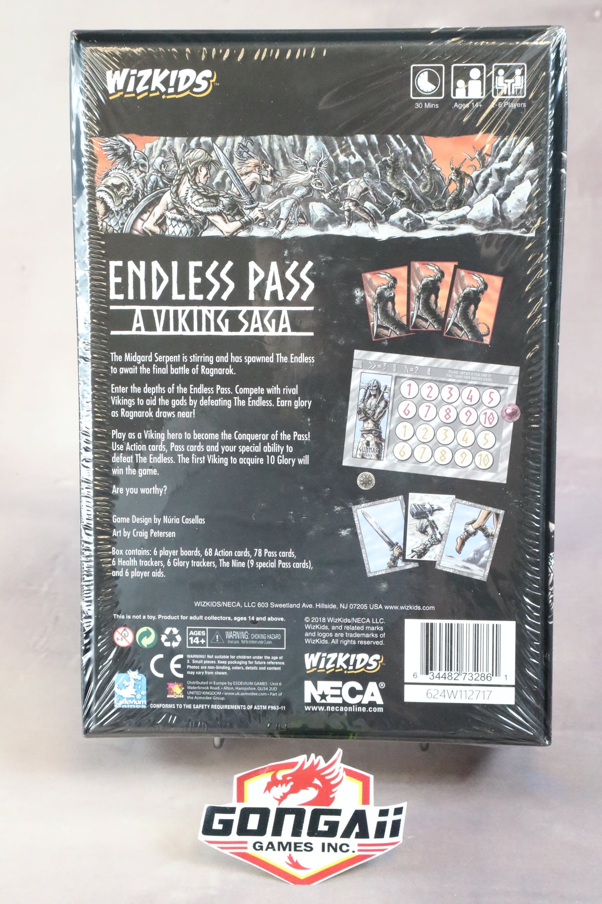 Wizkids Board Game Endless Pass - A Viking Saga