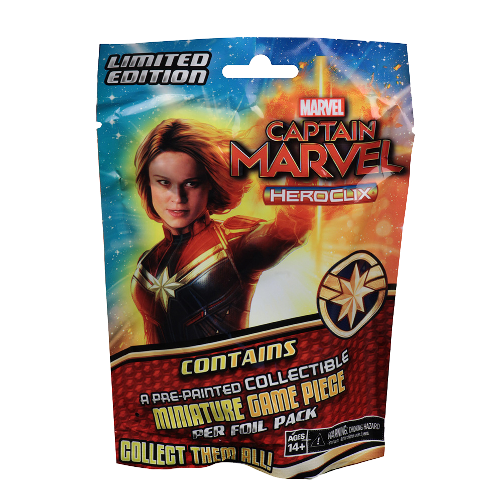 Marvel HeroClix: Captain Marvel Movie Gravity Feed Foil Pack