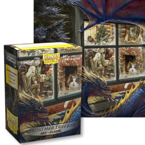 Dragon Shields: (100) Art Sleeves - Christmas Dragon