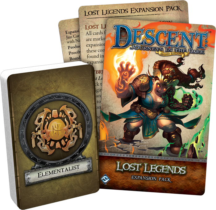 Descent Journeys in the Dark 2nd Edition: Lost Legends Expansion Pack