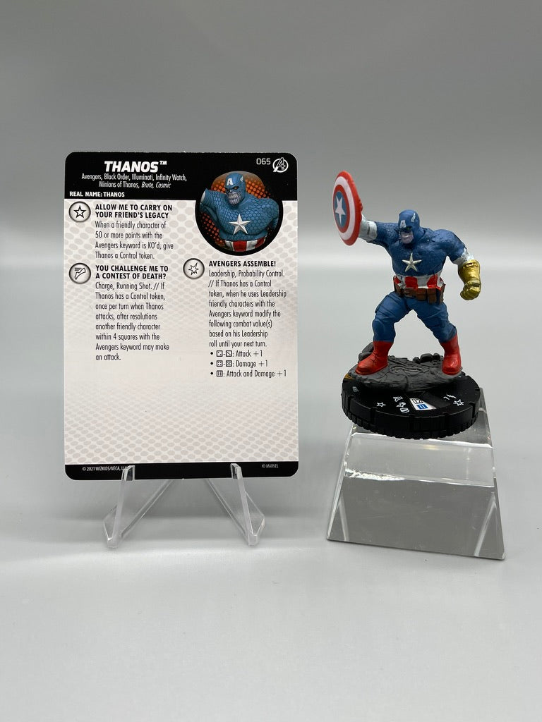 HeroClix Marvel Avengers Fantastic Four Empyre #065 Thanos