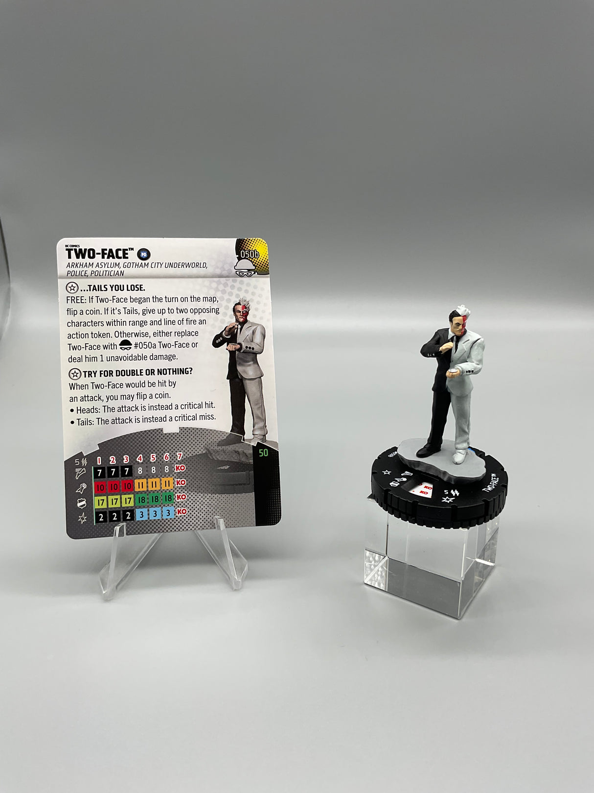 DC Comics HeroClix: Notorious #050b Two-Face