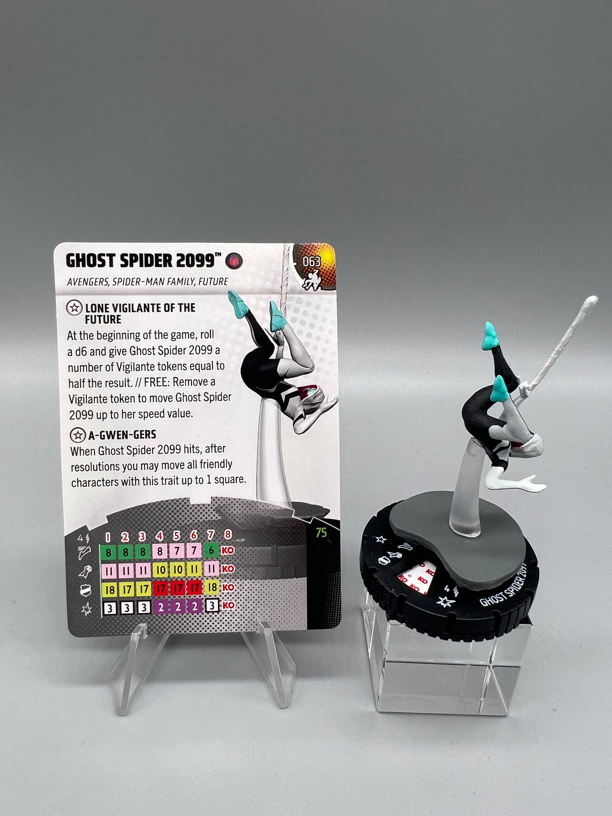 HeroClix Spider-Man Beyond Amazing #063 Ghost Spider 2099