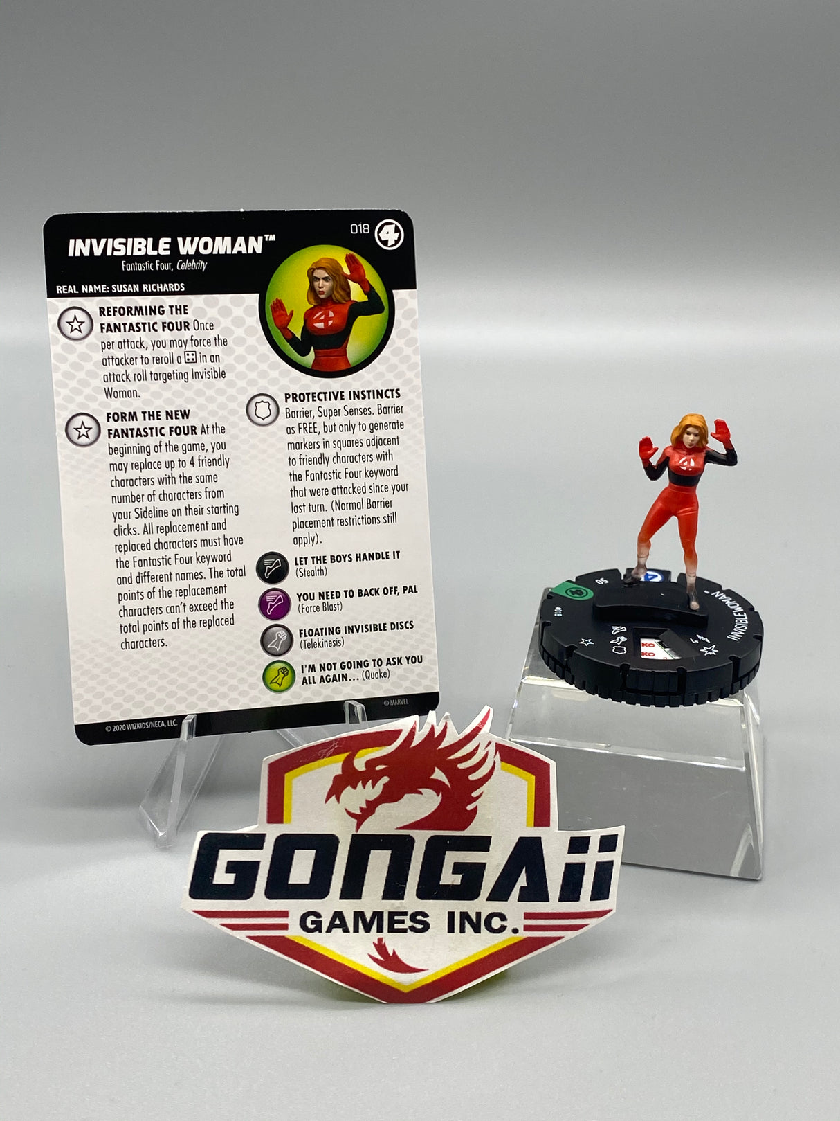 Marvel Heroclix: Fantastic Four #018 Invisible Woman