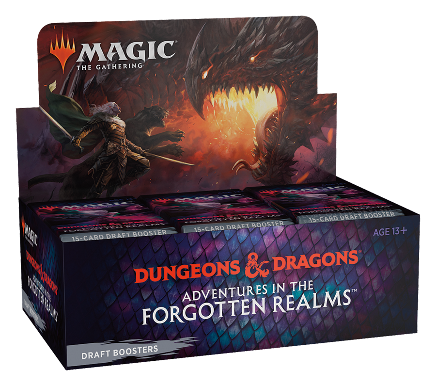 Magic the Gathering CCG: D&D Adventures in the Forgotten Realms Draft Booster Box