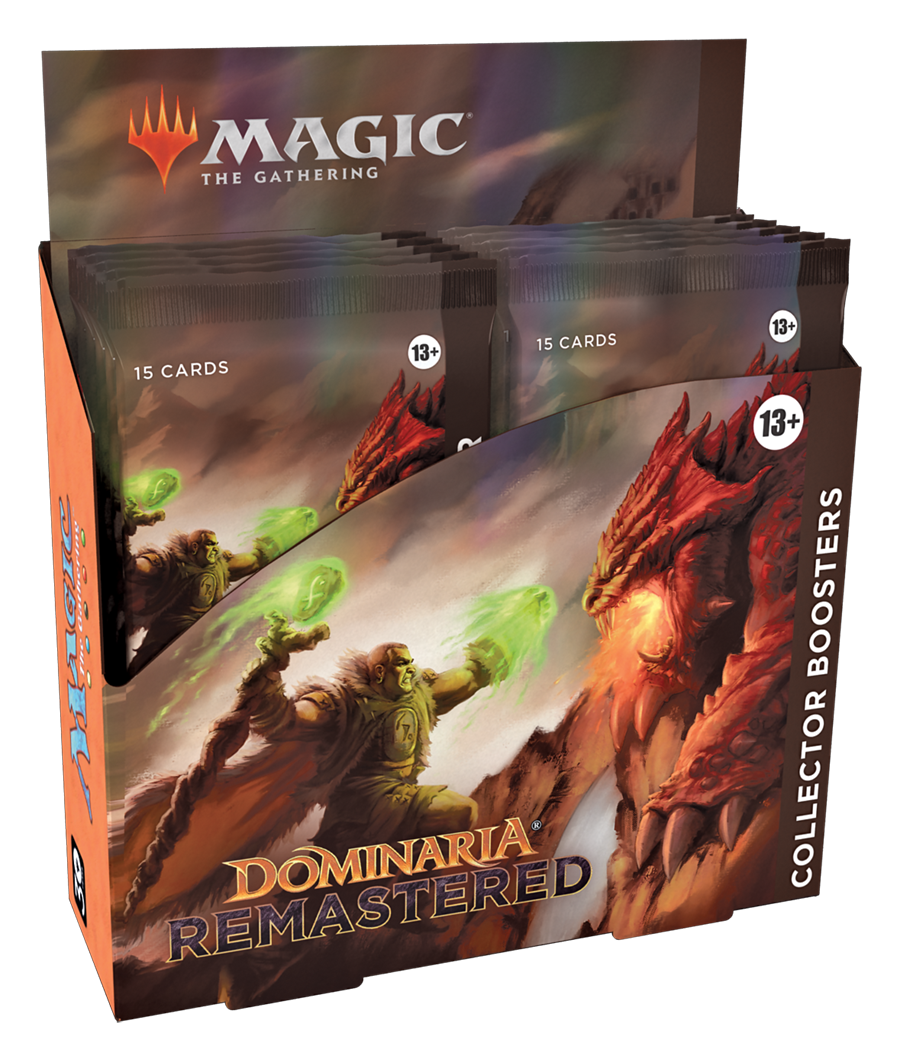 Magic the Gathering CCG: Dominaria Remastered Collector Booster Box Gongaii Games Magic the Gathering CCG: Dominaria Remastered Collector Booster Box Gongaii Games