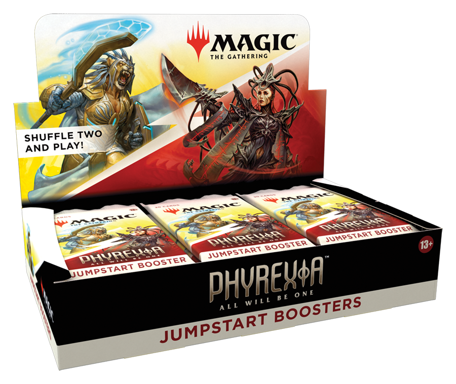 mtg vip booster box Magic the Gathering CCG: Phyrexia: All Will be One Jumpstart Booster B –  Gongaii Games