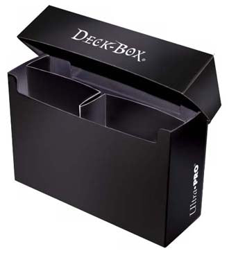 Ultra-Pro: 3 Compartment Oversized Black Deck Box