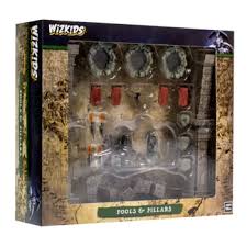 WizKids Miniatures: Fantasy Terrain - Painted Pools & Pillars (Set 1)