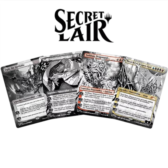 Magic the Gathering TCG: Secret Lair Borderless Planeswalkers