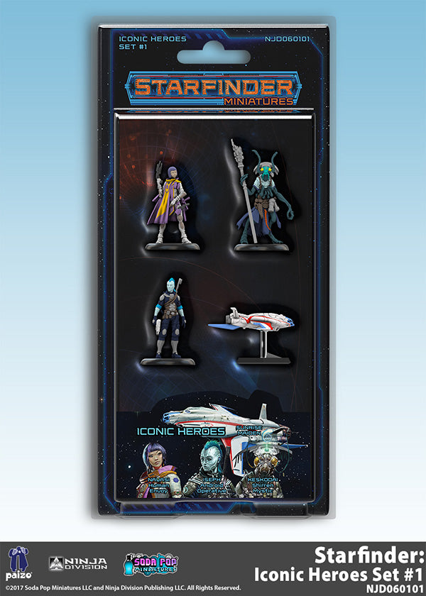 Starfinder Miniatures: Iconic Heroes Set 1