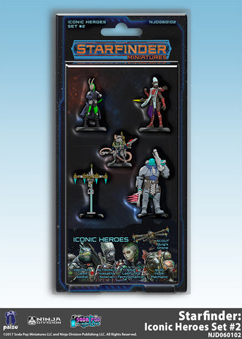 Starfinder Miniatures: Iconic Heroes Set 2