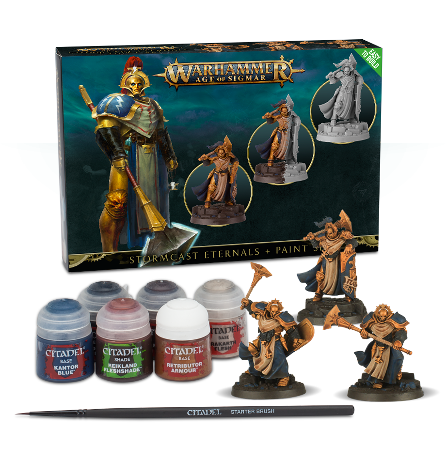 Warhammer Age of Sigmar: Stormcast Eternals + Paint Set