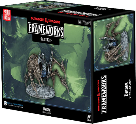 Dungeons & Dragons Frameworks: Paint Night Kit Drider