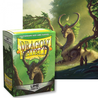 Dragon Shields: (100) Matte Lime